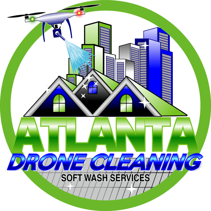atlanta drone cleaning and Soft Washing Services