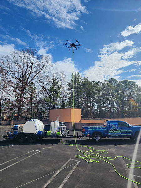 Drone Roof Cleaning Atlanta GA About 1